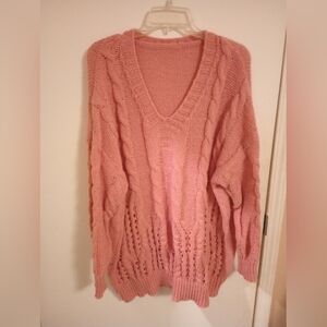 Pink sweater